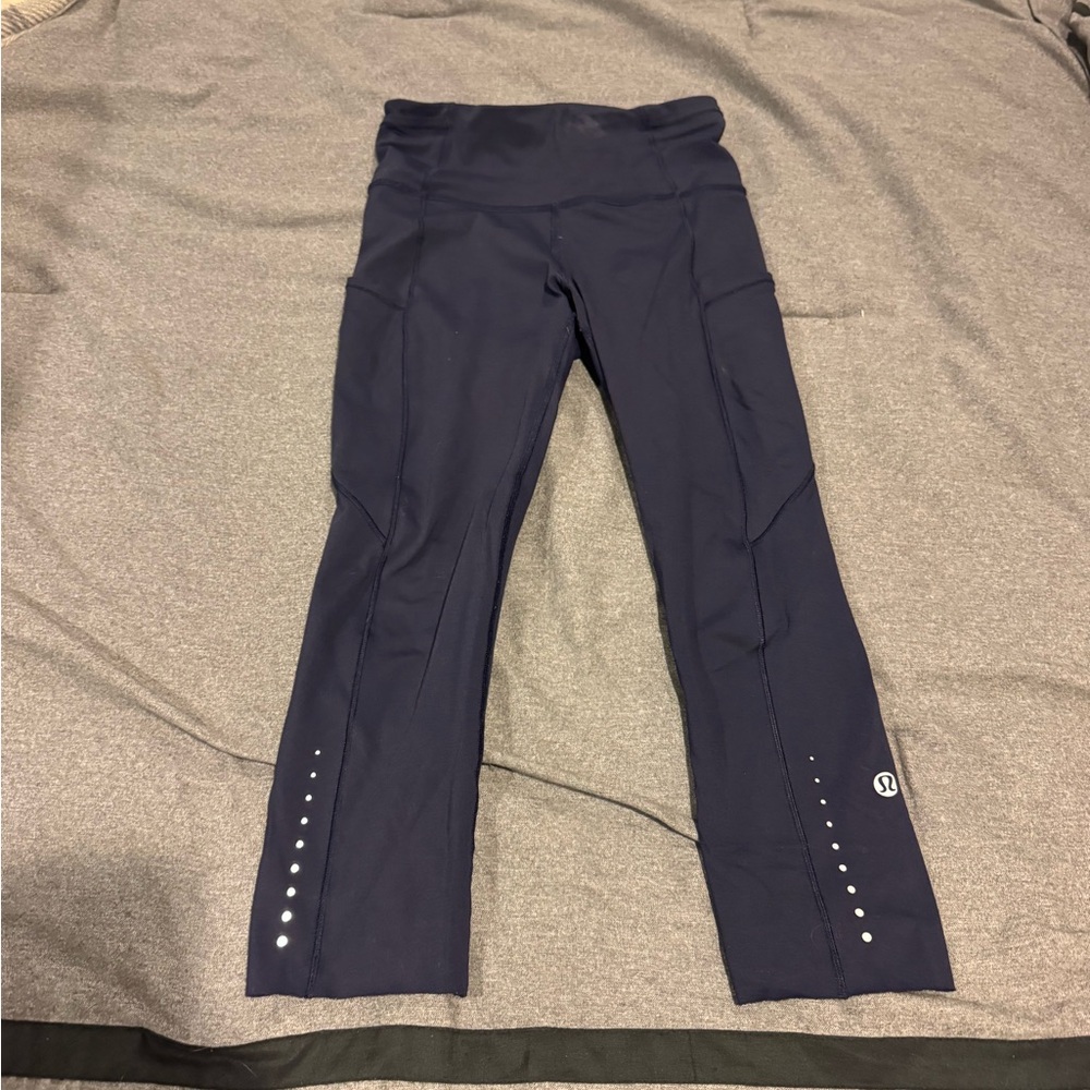Lululemon Athletica Navy Capris
